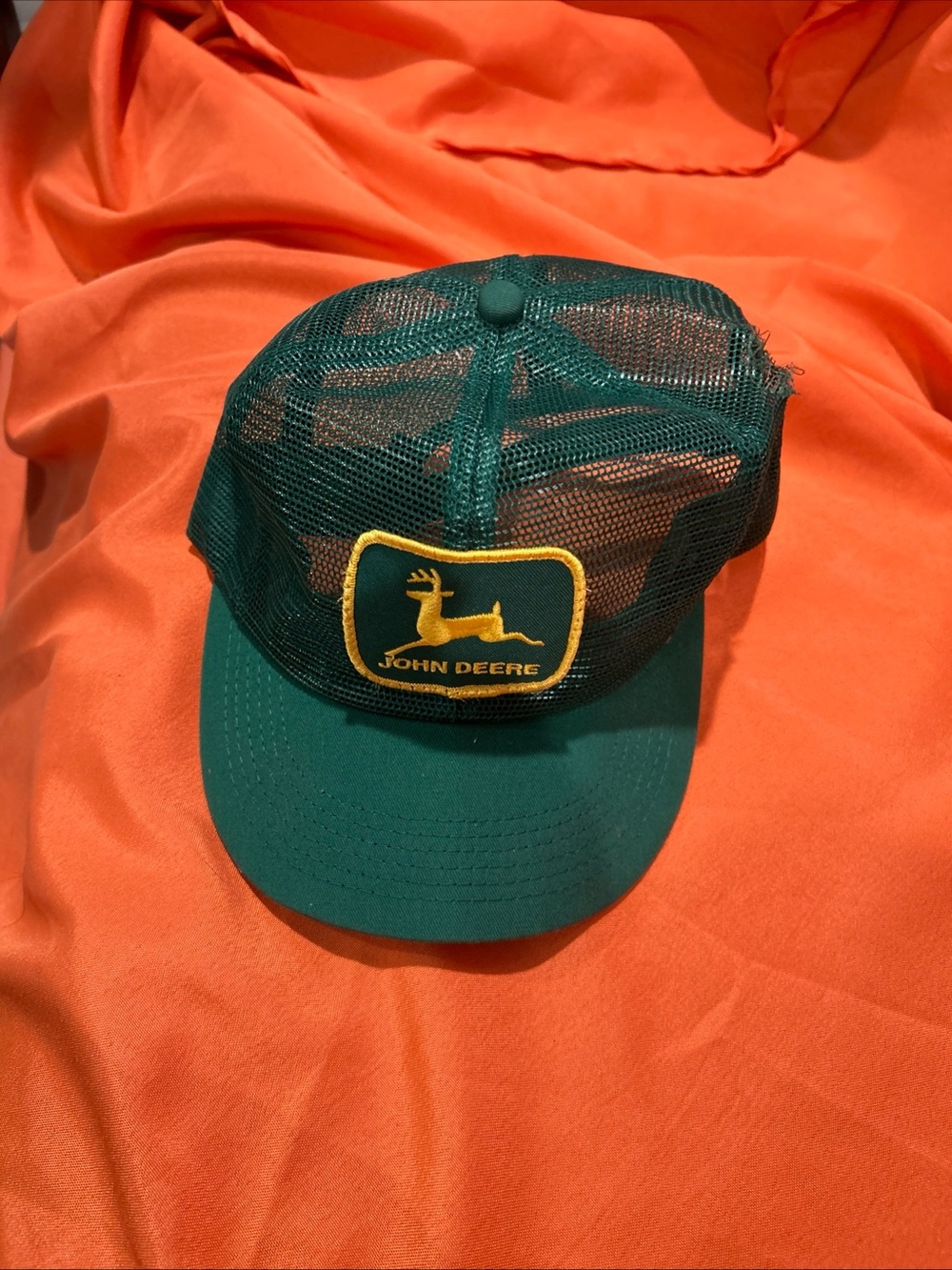 Vintage All Mesh John Deere Trucker SnapBack – Green Iowa